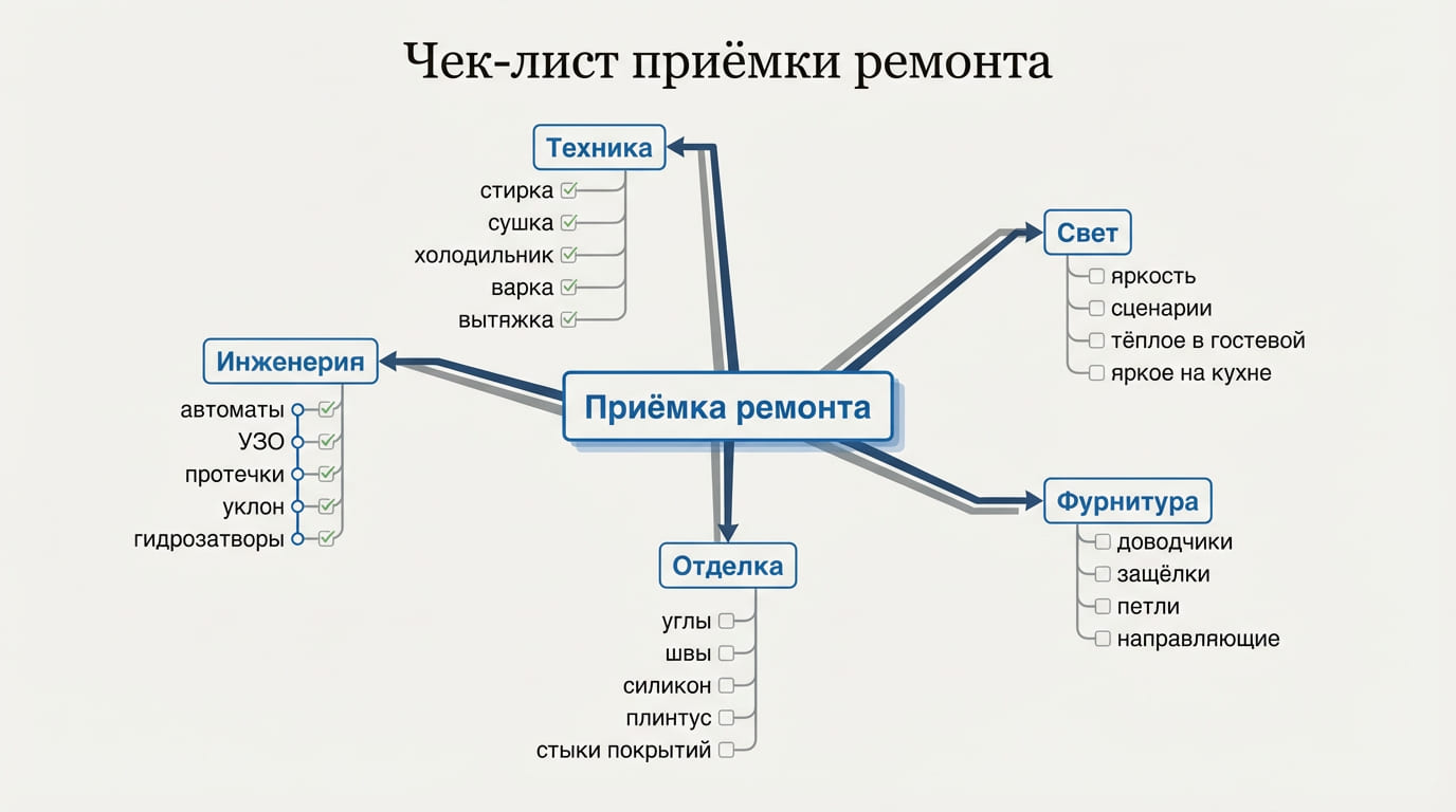 чек-лист приемки